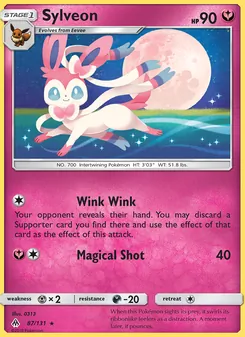 Sylveon, Forbidden Light No. 87 Normal