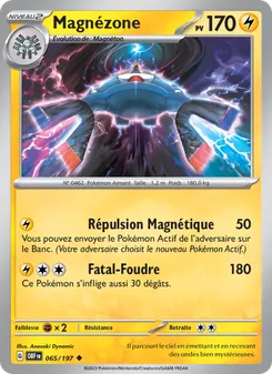 Magnézone, Flammes Obsidiennes No. 065 Normal