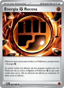 Energía Fighting Rocosa, Equilibrio Perfecto Nº 087 Normal