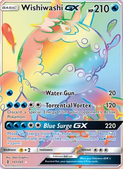 Wishiwashi GX, Guardians Rising No. 151 Normal