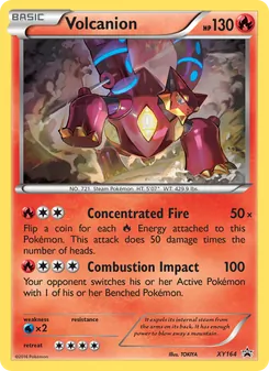 Volcanion, XY Black Star Promos No. XY164 Normal