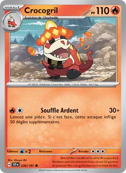 Crocogril, Étincelles Déferlantes No. 030 Normal