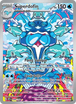 Superdofin, Flammes Obsidiennes Nº 200 Holo