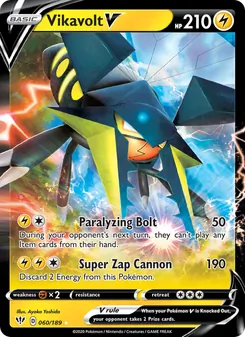 Vikavolt V, Darkness Ablaze No. 60 Holo