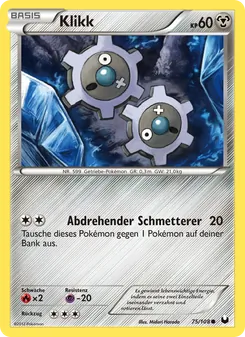 Klikk, Erfoscher der Finsternis No. 75 Normal