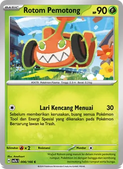 Rotom Pemotong, Bimbingan Rasi Nº 006 Normal