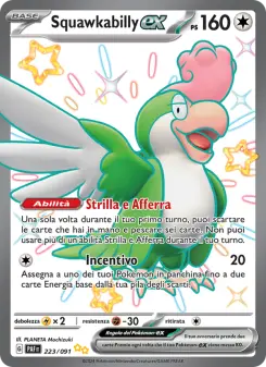 Squawkabilly-ex, Destino di Paldea No. 223 Holo