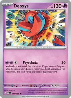 Deoxys, Wachsendes Chaos Nº 033 Normal