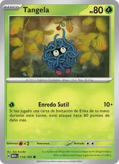 Tangela, 151 No. 114 Normal
