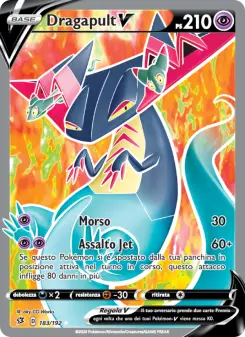 Dragapult V, Fragore Ribelle No. 183 Holo