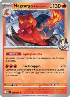 Magcargo di Armonio, Ascesa Eroica Nº 024 Holo