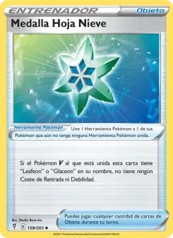 Medalla Hoja Nieve, Cielos Evolutivos No. 159 Normal