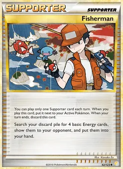 Fisherman, HeartGold SoulSilver Nº 92 Normal
