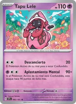 Tapu Lele, Chispas Fulgurantes No. 092 Holo