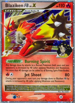 Blaziken FB, Supreme Victors Nº 142 Holo