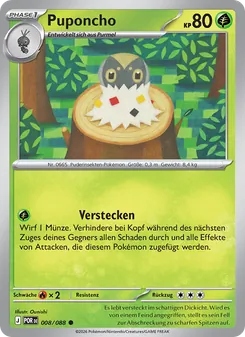 Puponcho, Optimale Ordnung No. 008 Normal