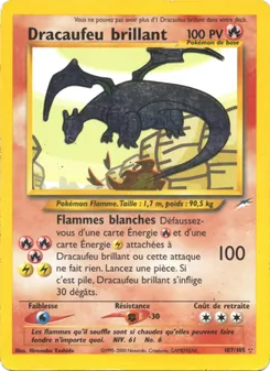 Dracaufeu brillant, Neo Destiny Nº 107 Holo