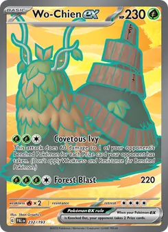 Wo-Chien ex, Paldea Evolved No. 232 Holo