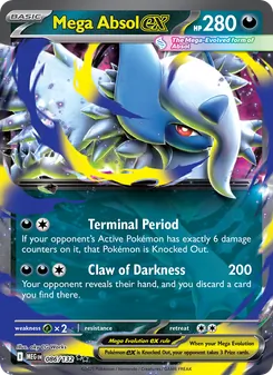 Mega Absol ex, Mega Evolution No. 086 Holo