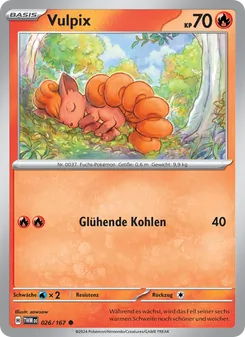 Vulpix, Maskerade im Zwielicht No. 026 Normal