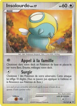 Insolourdo, Platine No. 73 Normal