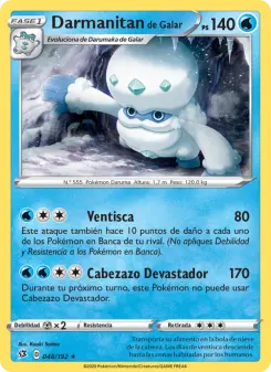 Darmanitan de Galar, Choque Rebelde No. 48 Normal