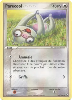 Parecool, EX Gardiens du Pouvoir No. 63 Normal