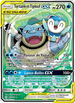 Tortank et Tiplouf GX, Éclipse Cosmique No. 215 Normal
