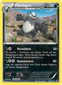 Pandagro, Fliegende Fäuste No. 68 Normal
