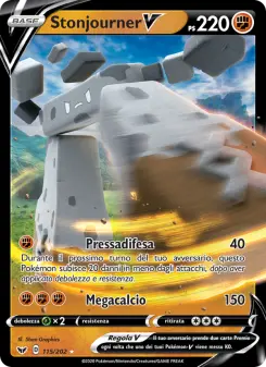 Stonjourner V, Spada e Scudo No. 115 Holo