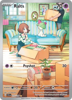 Ralts, Scarlet & Violet No. 211 Holo