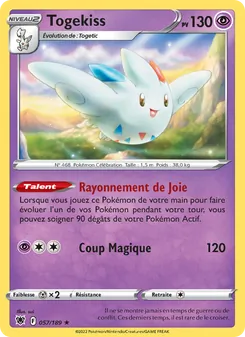 Togekiss, Astres Radieux Nº 057 Holo