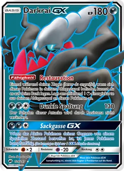 Darkrai GX, Nacht in Flammen Nº 139 Holo