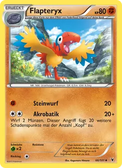 Flapteryx, Königliche Siege No. 66 Normal