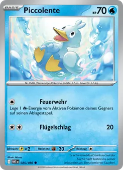Piccolente, Weiße Flammen No. 025 Normal