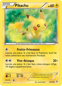 Pikachu, Générations Nº 26 Normal