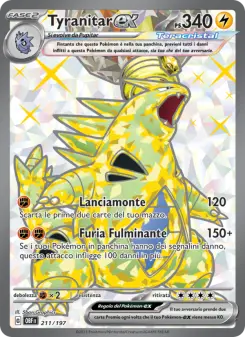 Tyranitar-ex, Ossidiana Infuocata No. 211 Holo