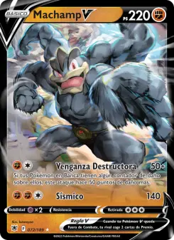 Machamp V, Resplandor Astral Nº 072 Holo