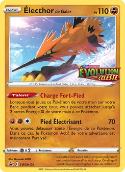 Électhor de Galar, Promo SWSH Nº SWSH124 Holo