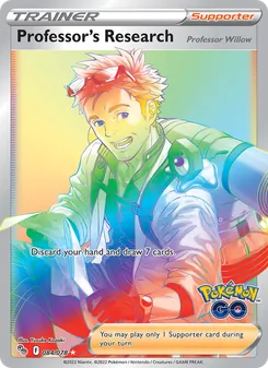 Professor's Research, Pokémon GO Nº 084 Holo