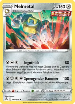 Melmetal, Fusions Angriff Nº 189 Reverse