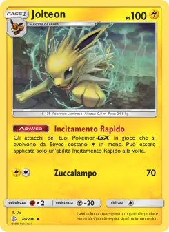 Jolteon, Eclissi Cosmica No. 70 Normal
