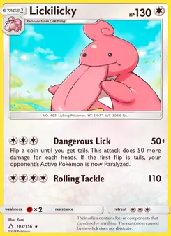 Lickilicky, Ultra Prism No. 103 Normal