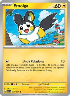 Emolga, Mascarada Crepuscular No. 069 Normal
