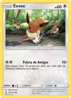 Eevee, Ultraprisma Nº 105 Normal