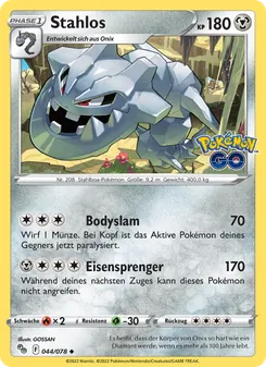 Stahlos, Pokémon GO Nº 044 Normal