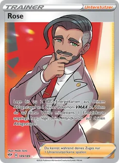 Rose, Flammende Finsternis Nº 189 Holo