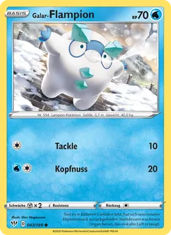 Galar-Flampion, Flammende Finsternis No. 43 Normal