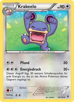 Krakeelo, Phantomkräfte No. 84 Normal