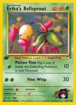 Erika's Bellsprout, Gym Heroes No. 75 Normal